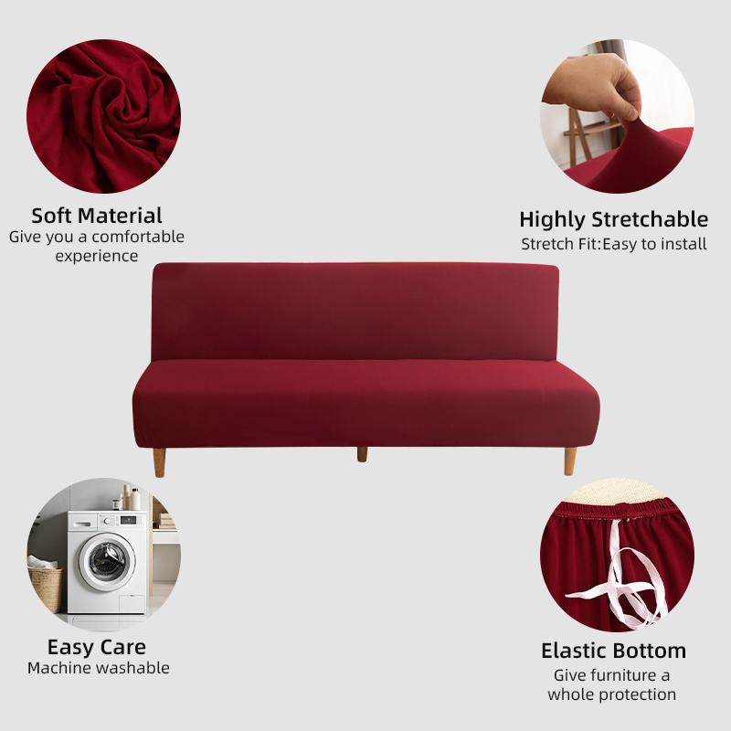 Yiran Furniture Sofabezug mit floralem Design, Stretch-Couchbezug für Sessel und Ecksofas, Breite: 160-190 cm - Bild 3