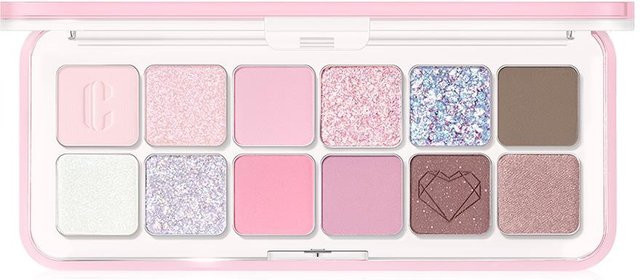 Clio Pro Eye Palette Air 12 Crystal Paw, Lidschatten-Palette, Matt - Bild 1