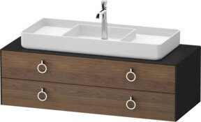 Duravit Waschtischunterschrank White Tulip in Weiß, Breite: 130 cm, Tiefe: 55 cm, Höhe: 55 cm - Bild 1