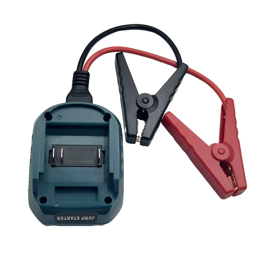 Makita Auto Starthilfe Adapter für 18V BL1830 Lithium-Batterie mit Clips zur Notstromversorgung - Bild 2