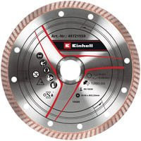 Einhell Diamant-Trennscheibe für Stein, Beton und Fliesen, Durchmesser: 150 mm, Farbe: Grau und Rot - Bild 1