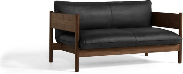 HAY Arbour Club Sofa in Schwarz mit Polsterung und Holzrahmen in skandinavischer Ästhetik - Bild 1