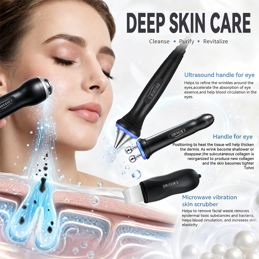 Podofo 12-in-1 Hydro-Dermabrasionsgerät, Gesichtspflege, Unisex - Bild 5