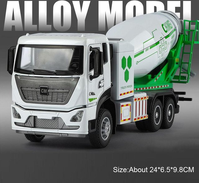 Linyi toy car Betonmischer LKW, Diecast Modell, 1:32, mit Licht und Sound, ab 14 Jahren - Bild 1
