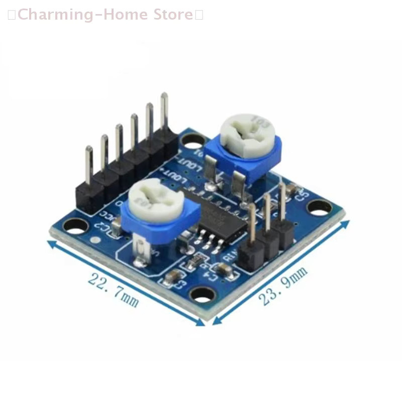 PAM8406 Digitalverstärkermodul Stereo-Audiomodul mit Lautstärkepotentiometer in Blau - Bild 3