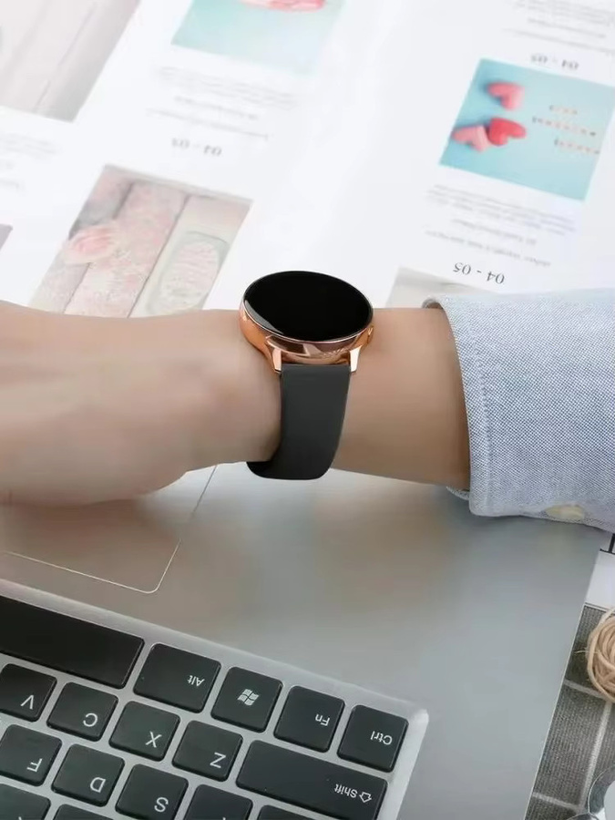 Huawei Uhrenarmband Silikon, Schwarz, Unisex - Bild 4