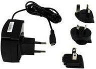 Datalogic Netzteil in Schwarz inklusive EU, UK und US Plugs passend für 1-Fach Lade- und Übertragungsstation 94ACC1381 - Bild 1
