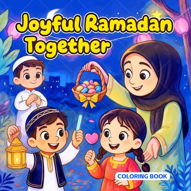 Ramadan Malbuch für Achtsamkeit und Stressabbau in Multicolor - Bild 1