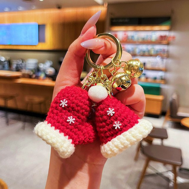 Schlüsselanhänger Messing, Weihnachten, Neujahr, Unisex - Bild 1