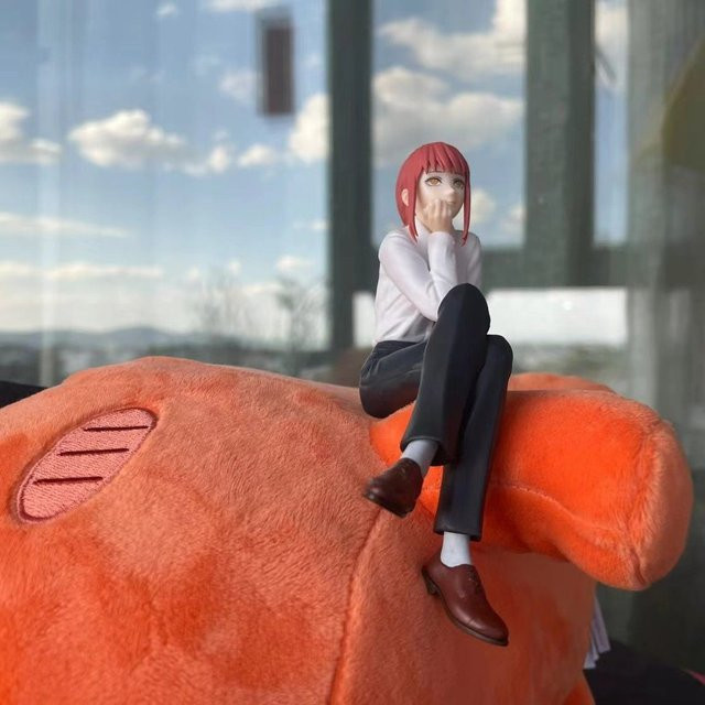 Bandai Anime Makima Kettensäge Mann Figur, 14cm, Einzelfigur - Bild 1