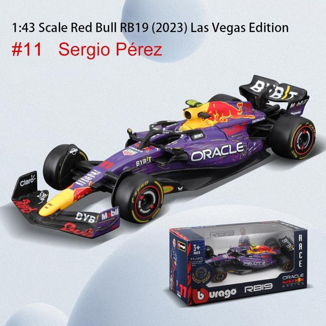 Bburago Red Bull Racing F1 Rb20, Druckgussmodell, 1:43, ab 4 Jahren - Bild 1