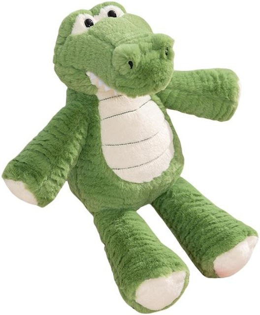 Yiran Health & Beauty Langbeiniger Krokodil-Stofftier, Grün, 36cm - Bild 1