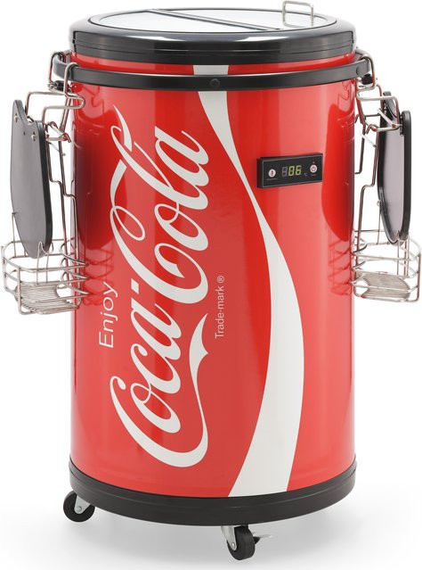 Coca Cola Party Cooler Kühltonne in Rot und Weiß mit 50 l Volumen - Bild 1