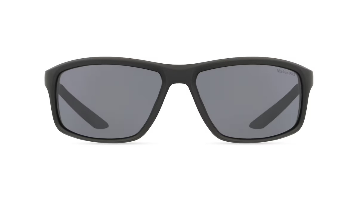 Nike NKIU4633XN Sonnenbrille, Vollrand, Eckig, Kunststoff, Schwarz, Grau, Unisex - Bild 1