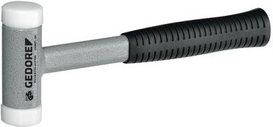 Gedore Schonhammer 248 ST-70 in Grau mit Soft-Gummikopf und Stahlgehäuse, Länge: 335 mm - Bild 1