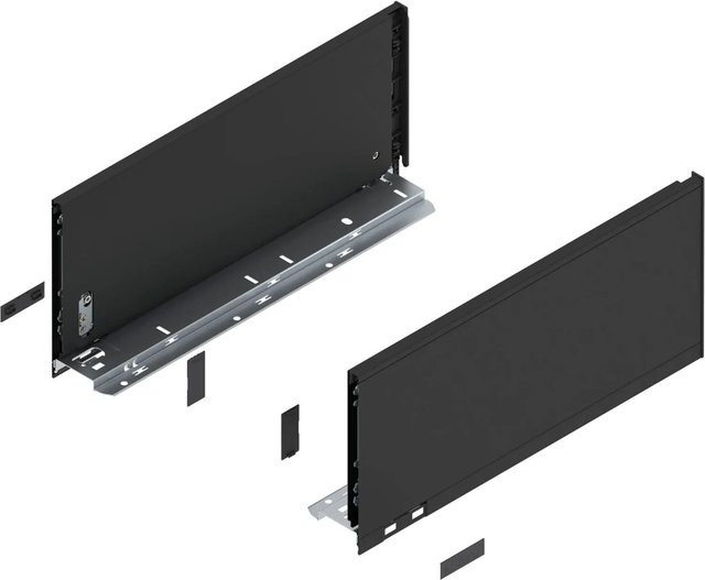 Blum Zarge Legrabox Pure Höhe C in Carbonschwarz Matt mit einer Nennlänge von 400 mm - Bild 1
