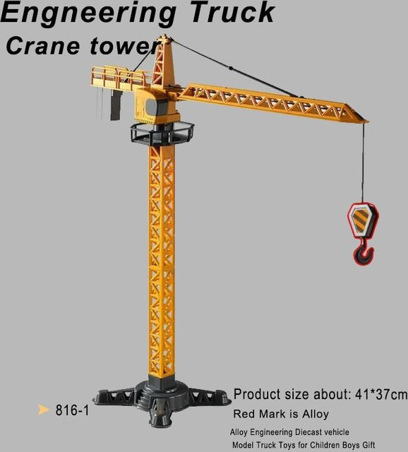 Ingenieurwesen Druckguss Kran Bulldozer Bagger Fahrzeug, Spielzeug, ab 4 Jahren - Bild 1