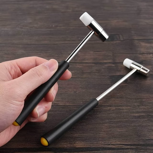 Doppelköpfiger Mini-Schmuckhammer von QYQRQF als Mehrzweckwerkzeug für Uhrenreparatur, Holzbearbeitung und DIY-Projekte - Bild 1