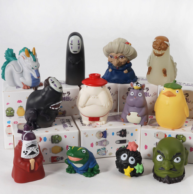 Banpresto Japanische Anime Weißer Drache Kohle Ball Elf Gesichtslose Männliche Finger Puppe, Set, Weiß - Bild 1