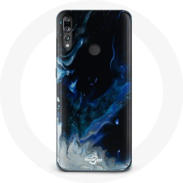Huawei P30 Lite Schutzhülle Rauchwolken Design in Mehrfarbig Grau - Bild 1