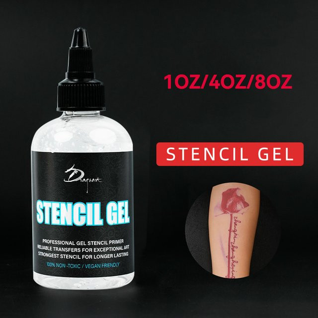JUN.M Tattoo-Transfergel, Schablonen-Lösung - Bild 1