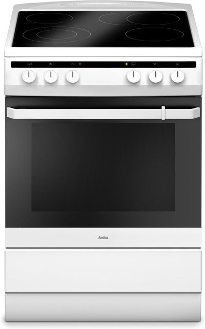 Amica Elektroherd SHC 11642 W mit Glaskeramikfeld in Weiß - Bild 1