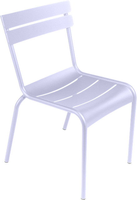 Fermob Luxembourg Stuhl aus pulverbeschichtetem Aluminium in Beige, stapelbar und UV-beständig - Bild 1