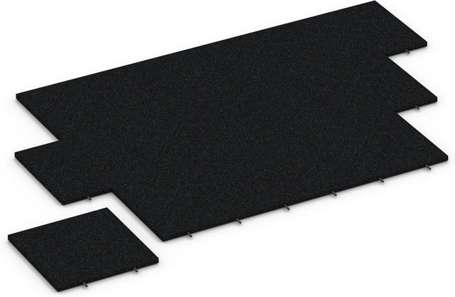 WARCO Fallschutzplatte Anthrazit B/T/H: 50 x 50 x 3 cm - Bild 1