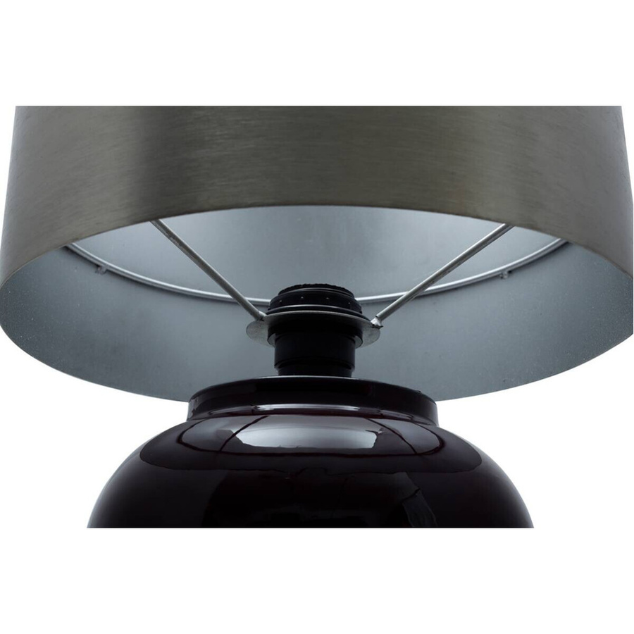 Kayoom Tischleuchte aus Eisen in Silber und Lila mit E27 Fassung, B/H/T: 31 x 57,5 x 31 cm - Bild 4