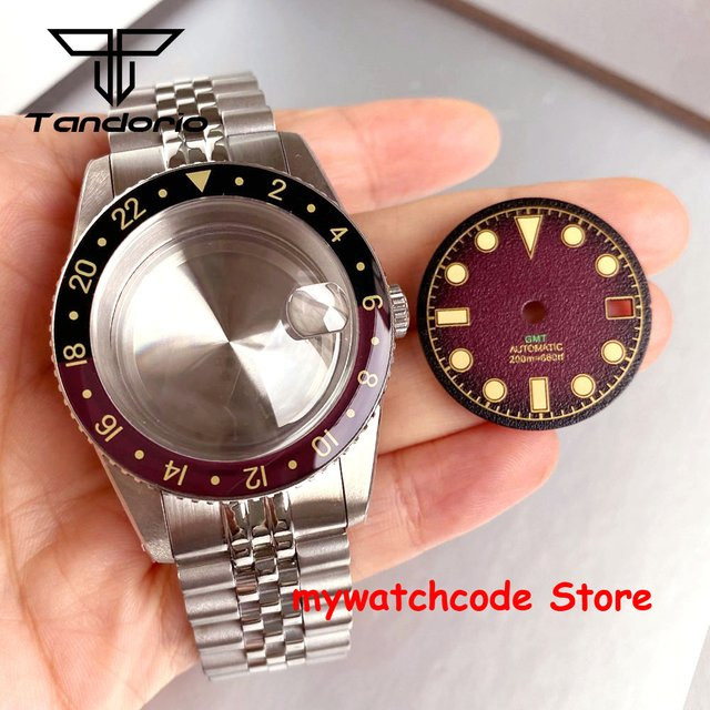 tandorio Uhrenzubehör Set, Edelstahl, Automatik, 38 mm, Unisex - Bild 1
