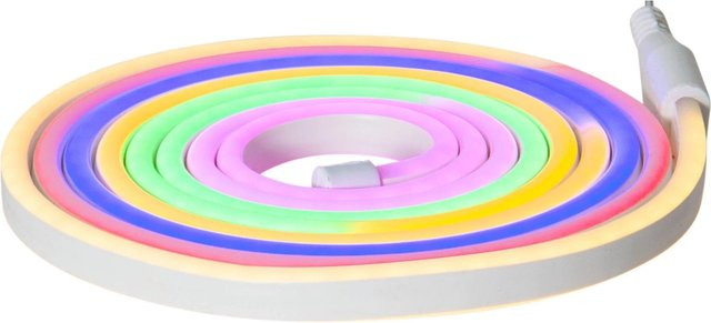 Eglo LED-Leuchtband Flatneonled Bunt RGB Neon Flex IP44 für Innen und Außen, Länge: 300 cm - Bild 1