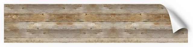 Myspotti Küchenrückwandfolie Holzoptik in Braun, B: 280 cm, H: 60 cm - Bild 1