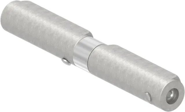 FeNau Torband zum Anschweißen aus Edelstahl V2A in Silber mit einstellbarer Rückholfeder, B/T/H: 180 x 180 x 140 mm - Bild 1