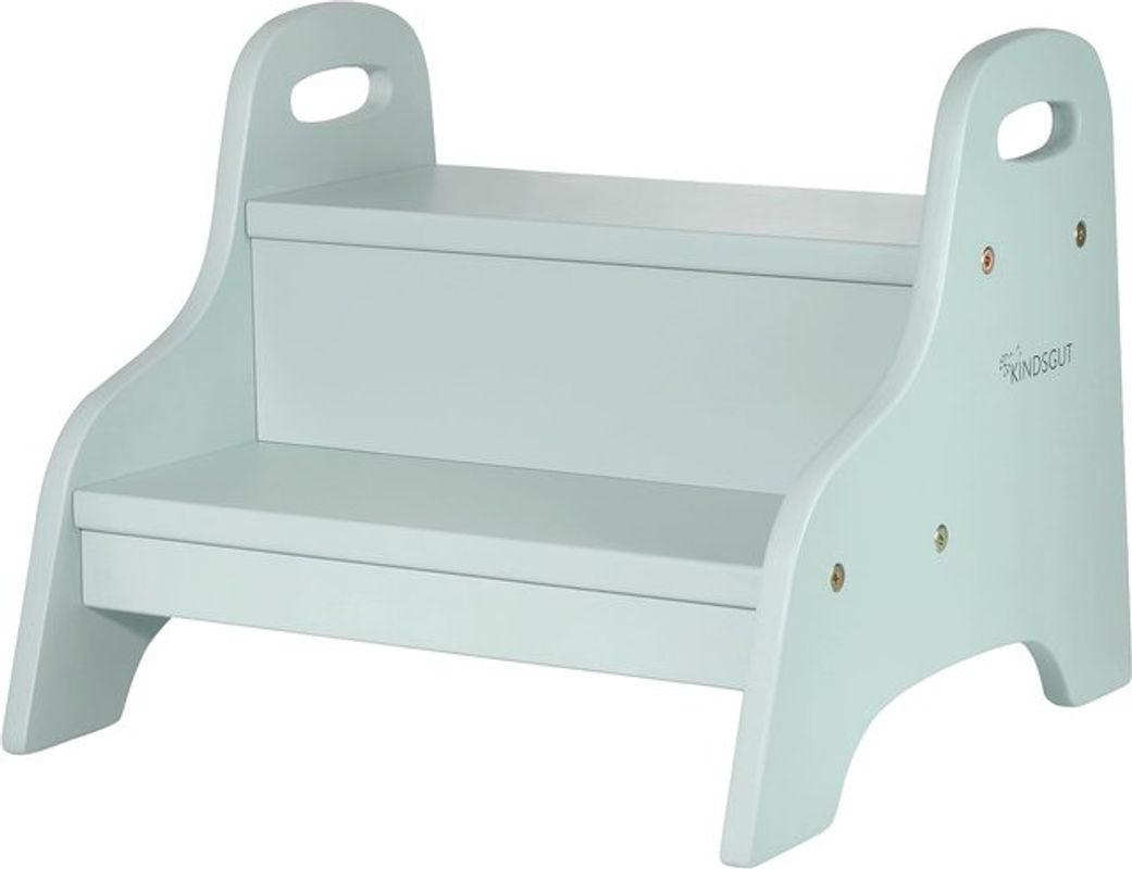 Kindsgut Kinderschemel aus Holz in Turquoise - Bild 4