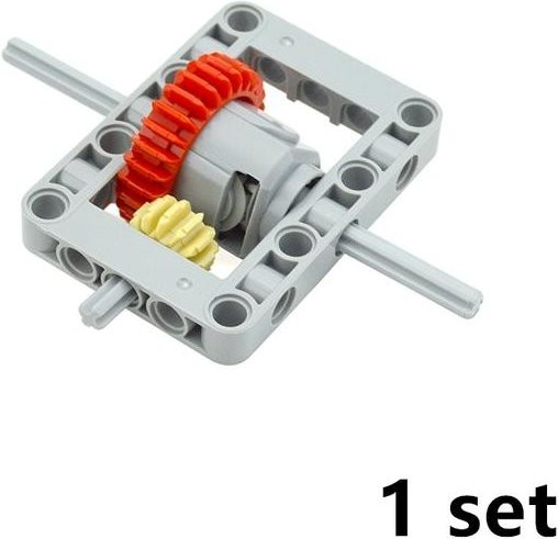DIY Technische Bausteine Schneckenstangen-Zahnradteile, Zubehör, ab 6 Jahren - Bild 1