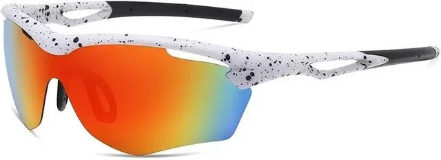 Ma lunette Level LUPTE2211 Sonnenbrille, Unisex, Vollrand, weiß, multicolor, tr90, wrap - Bild 1