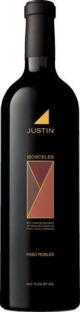 Justin Winery Isosceles 2021 Rotwein Cabernet, Paso Robles, USA, 0,75 l - Bild 1