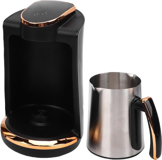 KaiSai Türkischer Kaffeekocher aus Edelstahl mit 550W und 250ml Fassungsvermögen in Grau - Bild 1