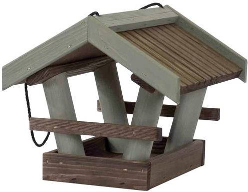 Siena Garden Vogelhaus Nizza aus Kiefernholz in Braun, B/H/T: 26 x 24 x 29 cm