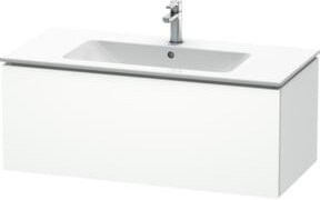 Duravit L-Cube Waschtischunterschrank wandhängend, Farbe Weiß matt, B: 102 cm, H: 48,1 cm, T: 40 cm - Bild 1