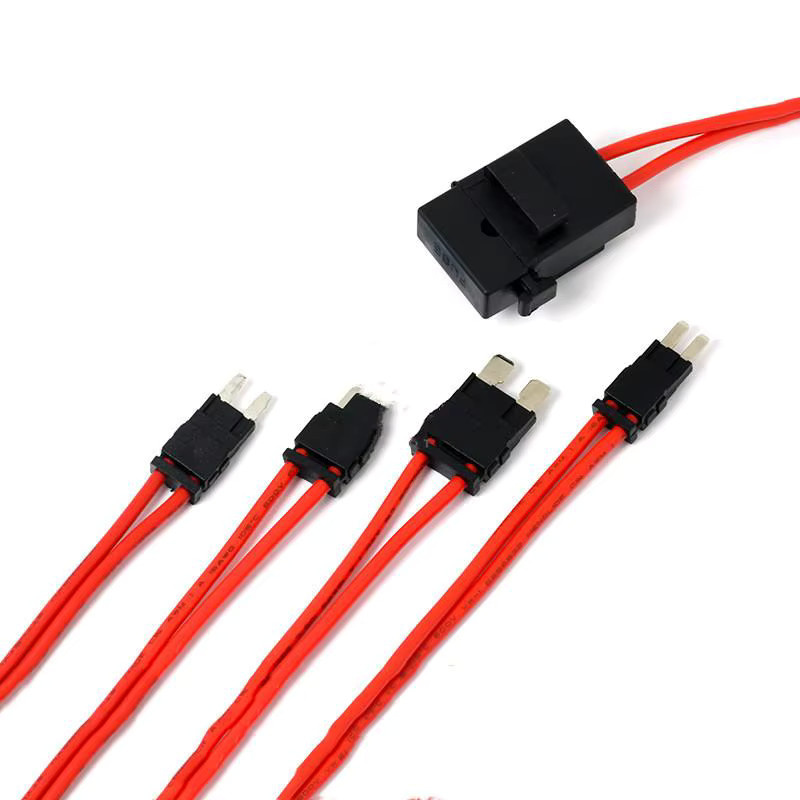 ESHYLALA Automobil Sicherung Halter Verlängerung mit 16AWG Draht, 32V 25A Strom Kollektor Kabelbaum Adapter für elektronische Geräte und Werkzeuge - Bild 2
