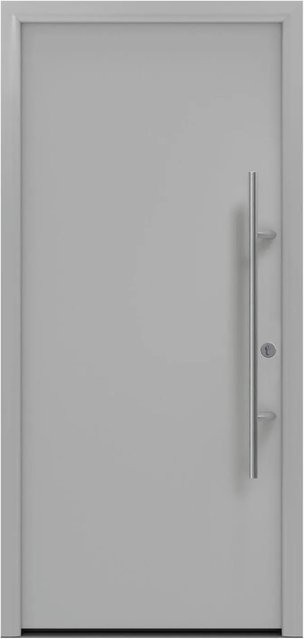 EcoStar Haustür Isopro Secur IPS 010 Weißaluminium B: 110 cm, H: 210 cm, DIN Rechts - Bild 1