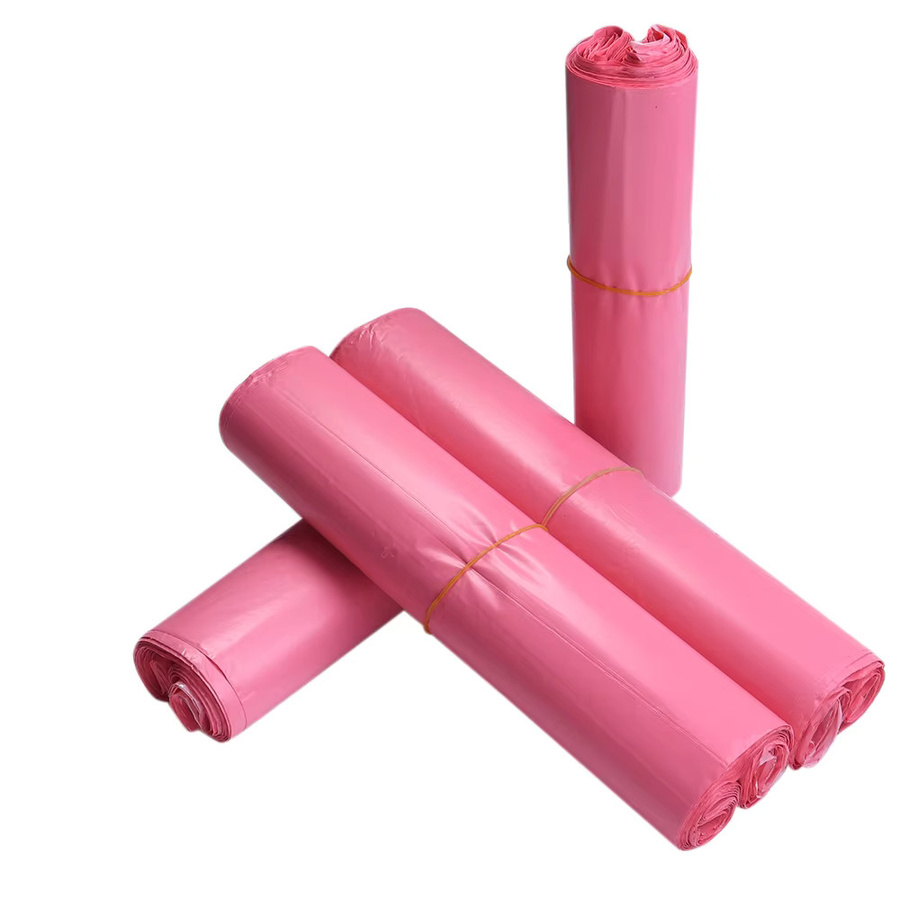 Wasserdichte Versandtaschen aus Kunststoff mit selbstklebender Dichtung in Pink - Bild 4