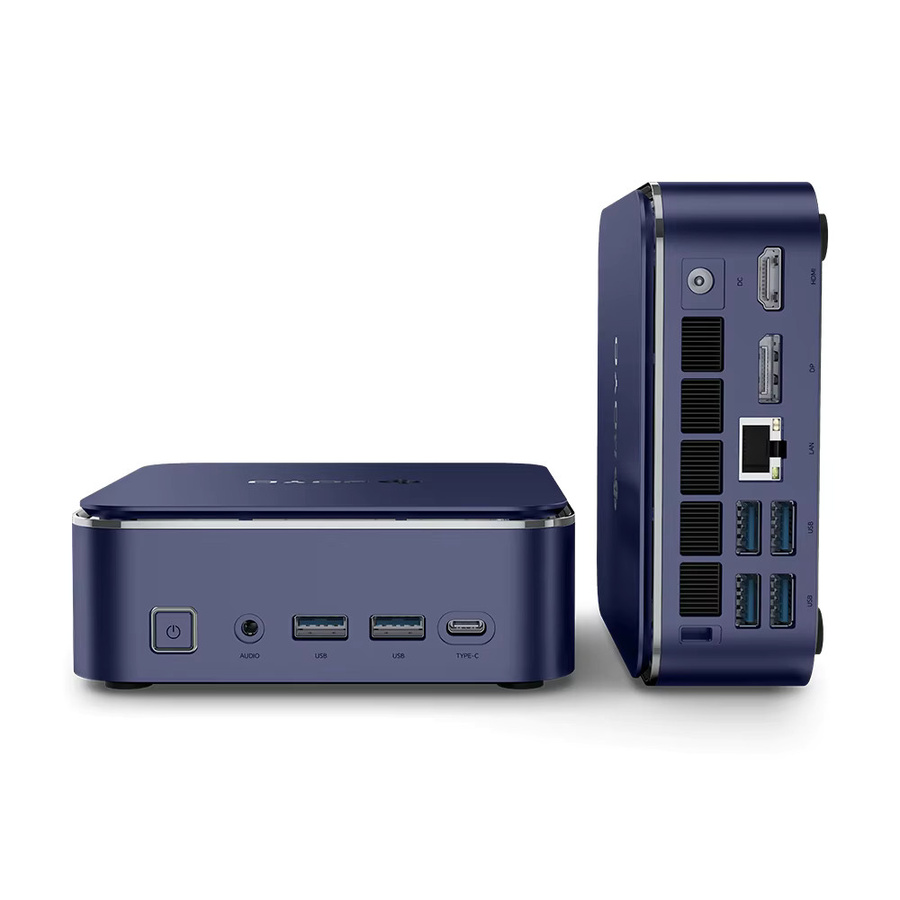 SOYO M5 Mini-PC mit AMD Ryzen 4300U, 16GB LPDDR4, 512GB SSD, Windows 11 Pro, 4K Dreifachbildschirm-Unterstützung und Wi-Fi/Bluetooth für Multimedia - Bild 3