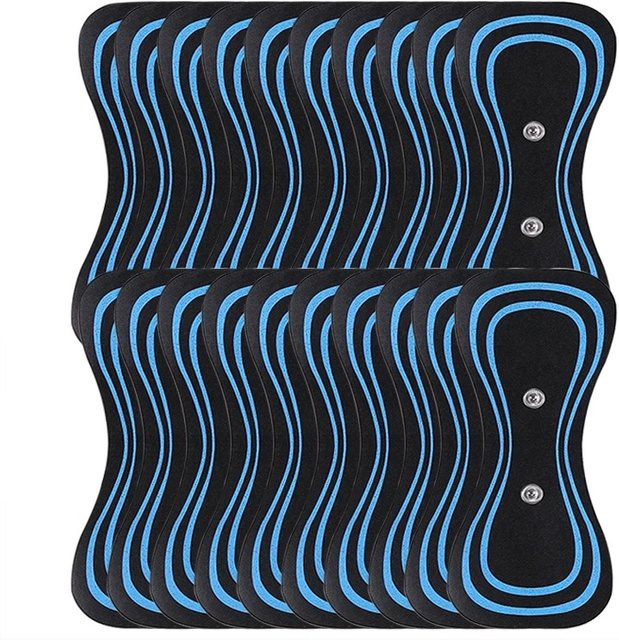 OREADEX Elektrischer Nackenmassage-Patch, 10 Stück, Schwarz, Unisex - Bild 1