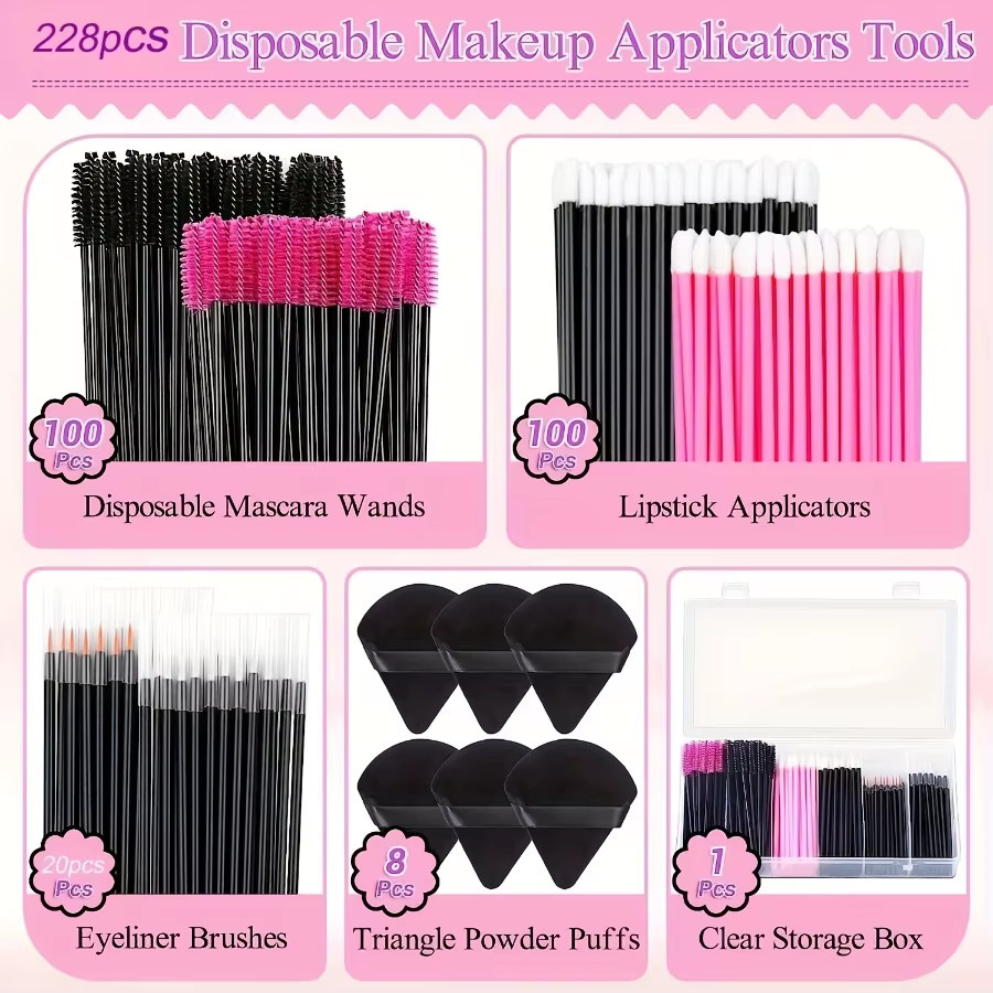 ZXZZS Make-up-Pinsel-Set, 22-teilig, mit Aufbewahrungskoffer - Bild 1