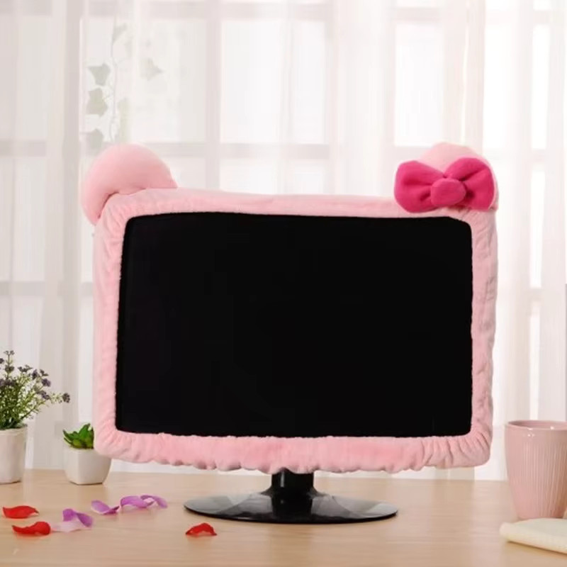 Staubdichte dekorative Schutzhülle für Computer und Notebook-Monitore in Pink - Bild 4