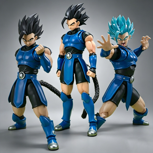 Bandai Dragon Ball Shallot Super Saiyan Blue Actionfigur, Sammlermodell - Bild 1