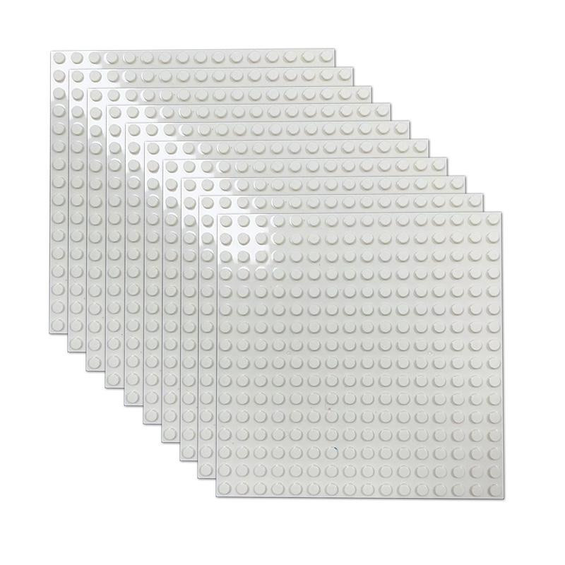 10-teiliges Set Klassische Grundplatte 16x16 Noppen - Bild 2