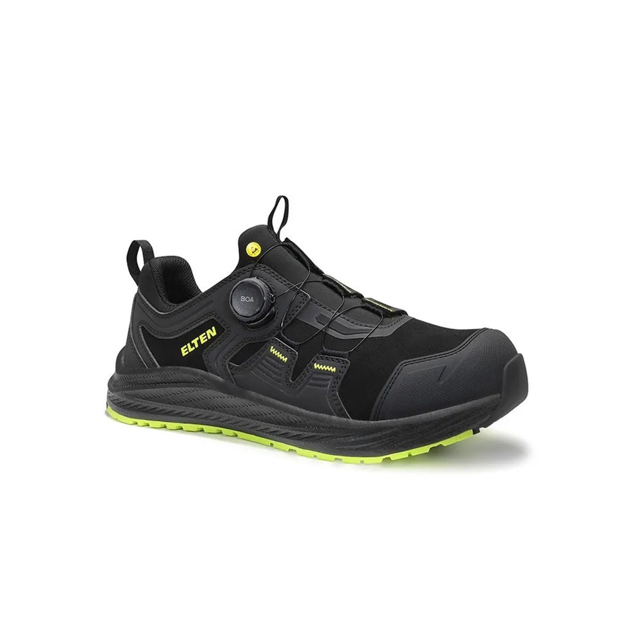 Elten Sicherheitshalbschuh IVAR XXNF BOA S3S ESD in Black Lime, Größe 41 - Bild 2